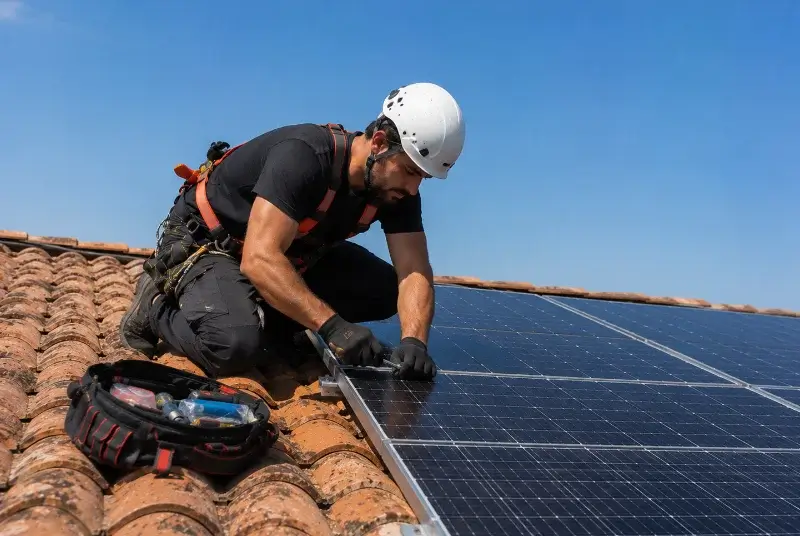 Maintenance et monitoring de panneaux solaires à Mûres