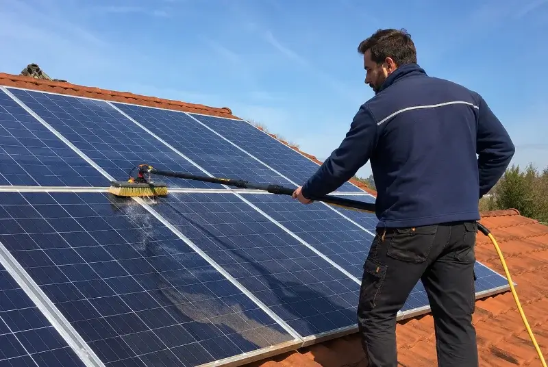Nettoyage et entretien de panneaux solaires à Mûres